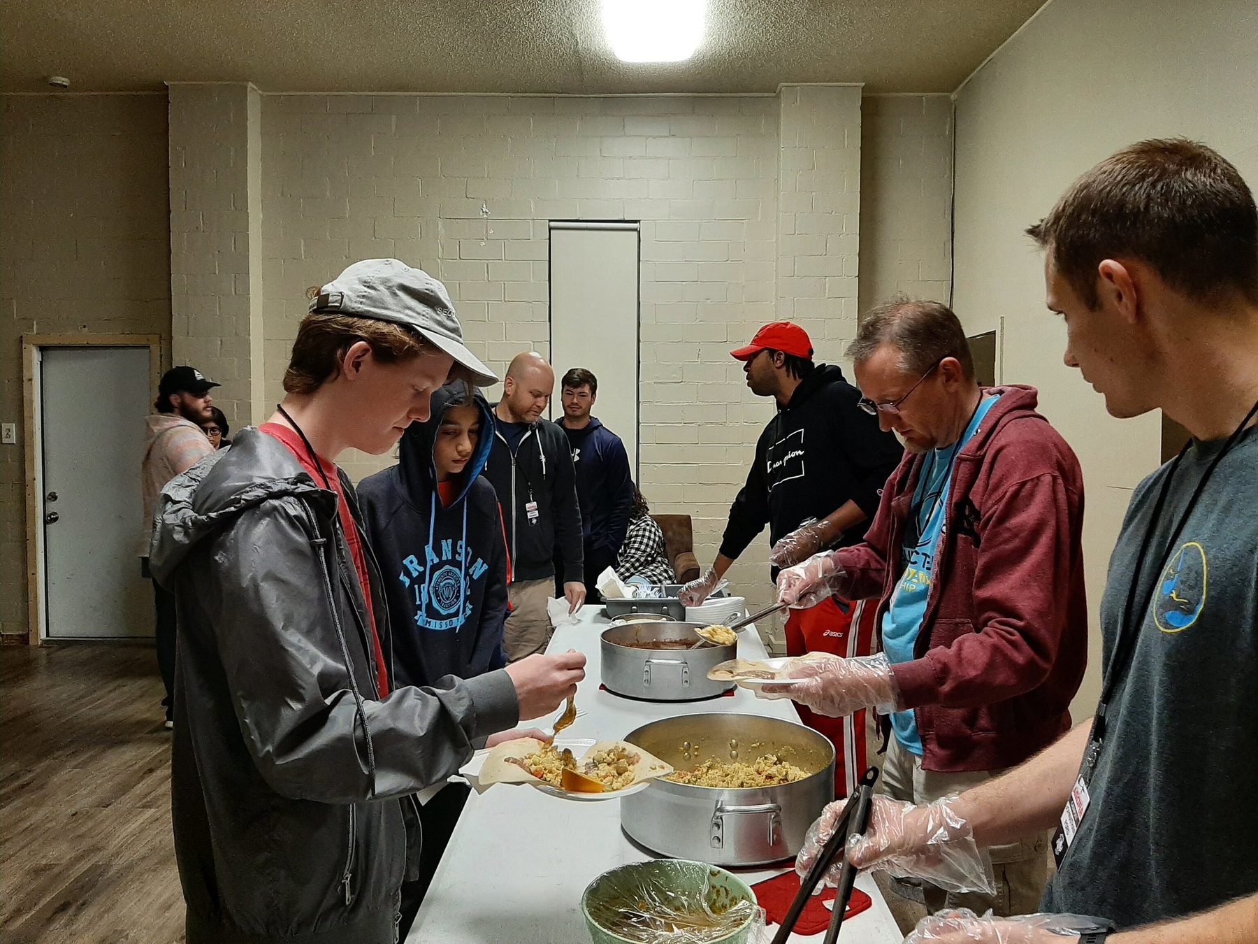 Mission trip team in Houston