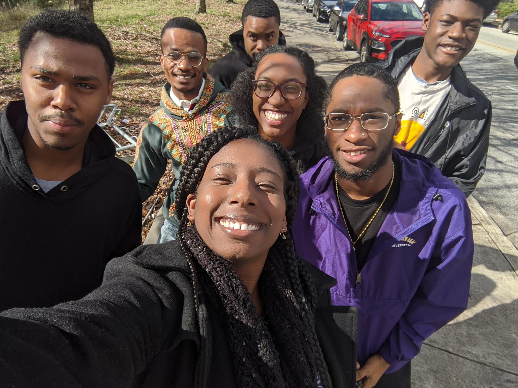 Students on campus at Prairie View